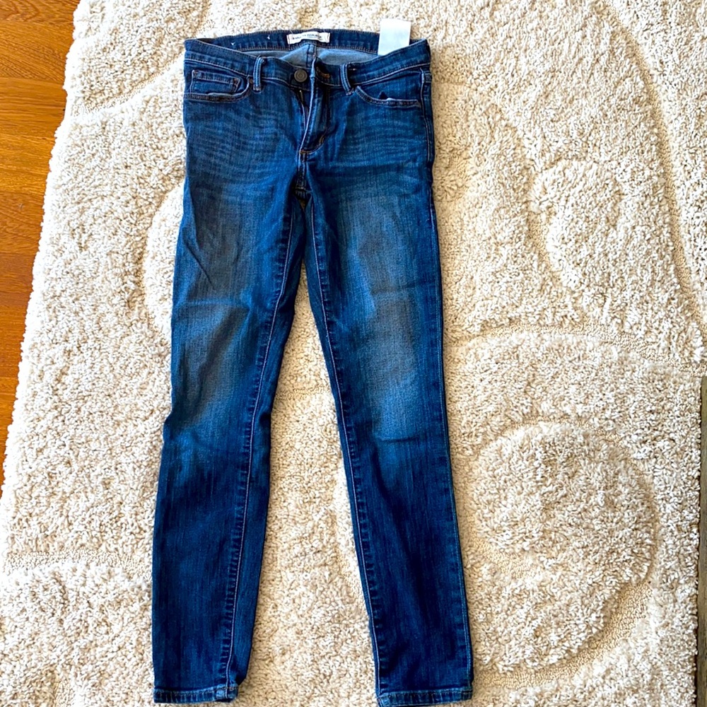 Banana republic size 25 skinny ankle jeans